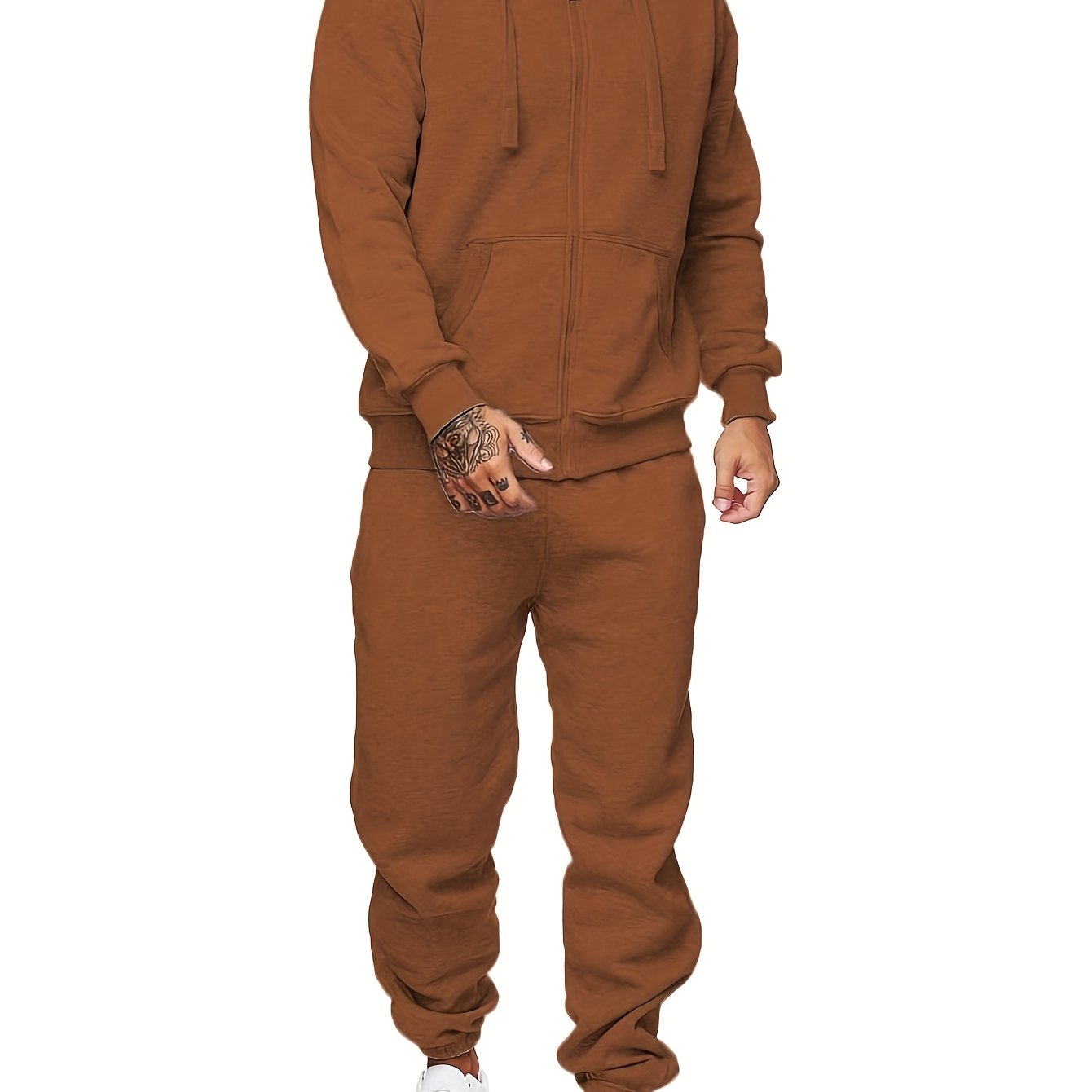 Sweatsuits For Men 2pcs Sets Men'S Tracksuit Set Leisure Suits Sweat Jackets Athletic Jogging Suits Casual Outfits - Revitalize Mind Body