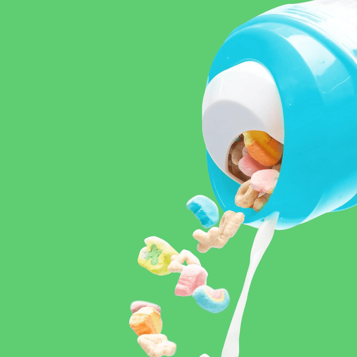 Portable Grain Cup with Lid BPA Free Leakproof Meal Container