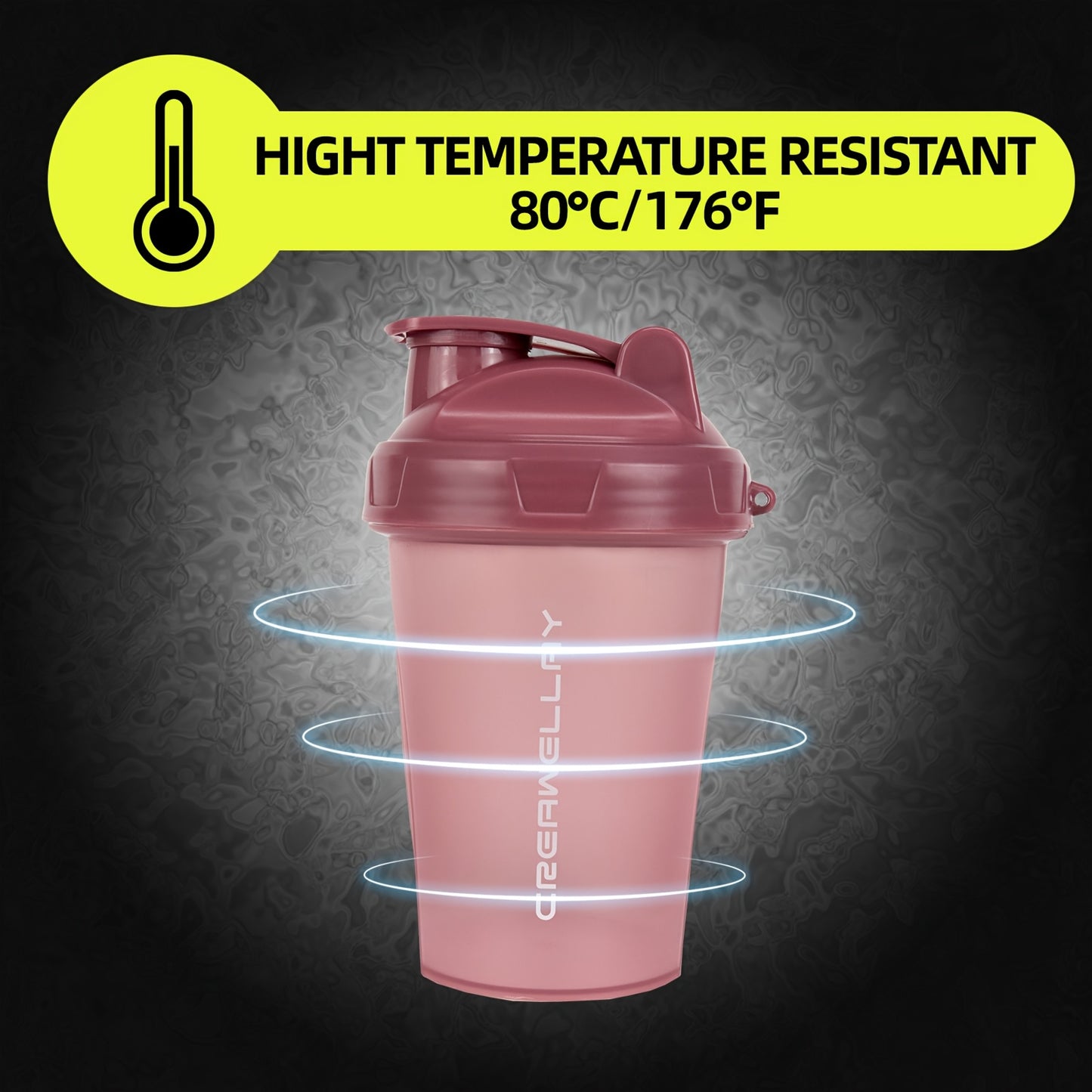 Protein Shaker Cup BPA Free Leak Proof Mixing Ball - Revitalize Mind Body
