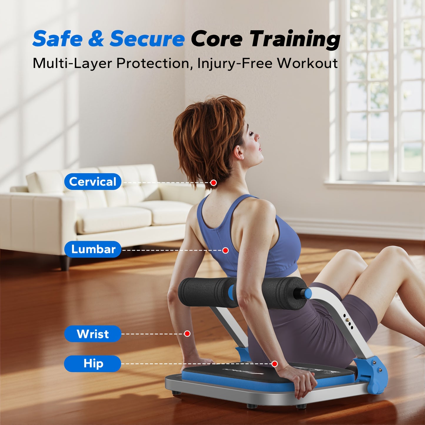 MERACH Multifunctional Abdominal Trainer For Core Strength And Waist Slimming