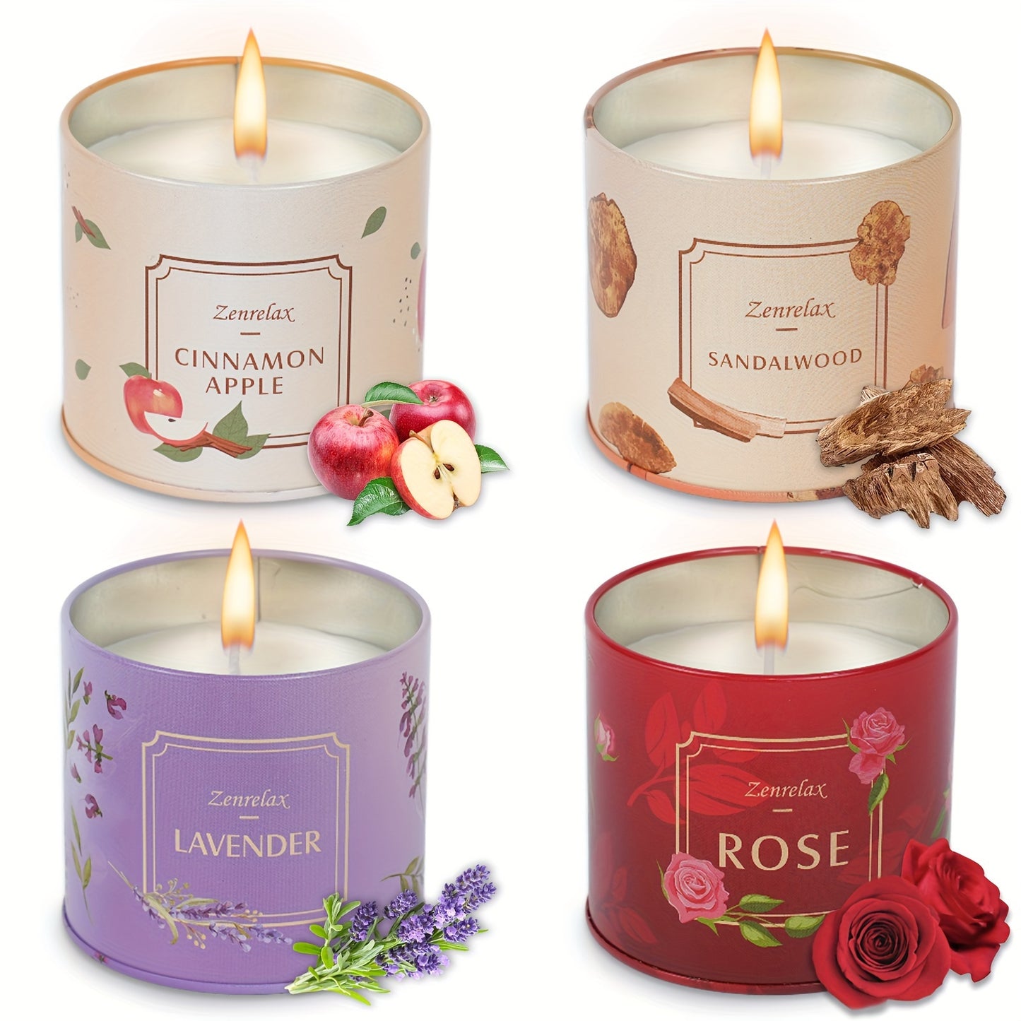 ZenRelax Scented Candle Set for Women Gift