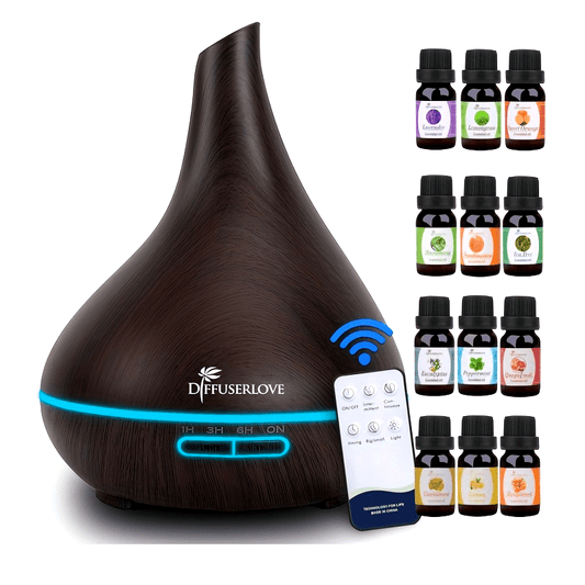 Aroma Diffuser Lamp With Soundwave Technology 7 Color LEDs USB Powered