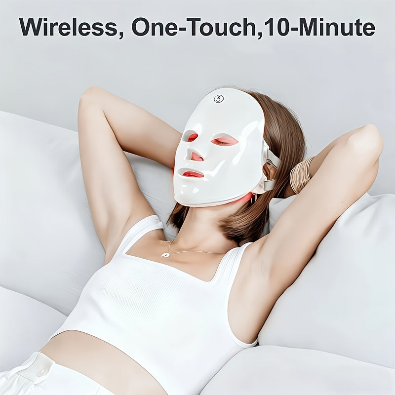 USB Powered Seven Color LED Facial Beauty Instrument For Home - Revitalize Mind Body