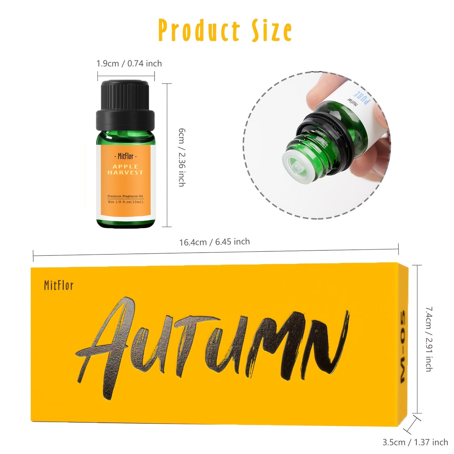 MitFlor Autumn Essential Oils Set for Diffusers