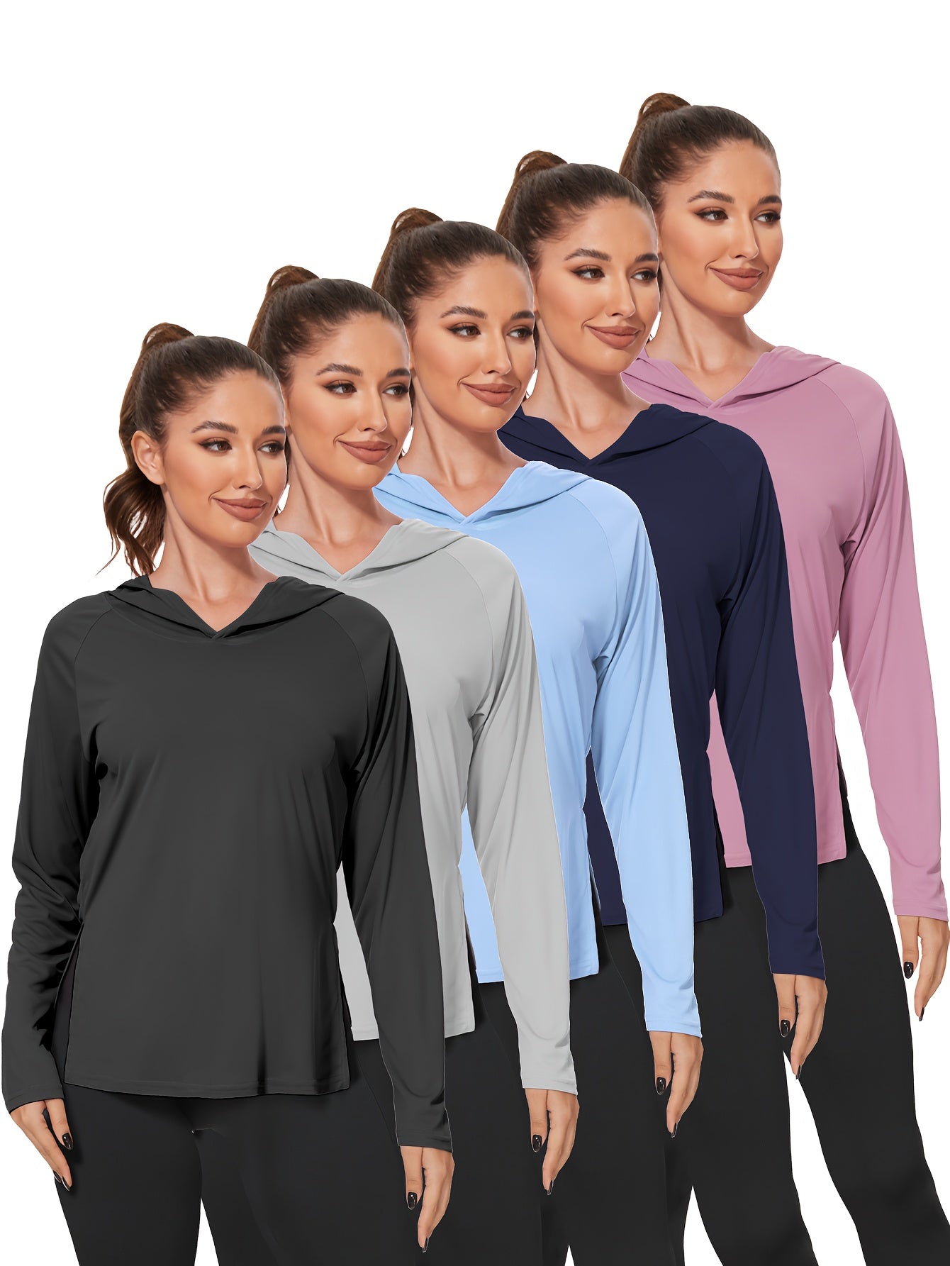 Women's Quick Dry Hoodie Set Lightweight Breathable All Season