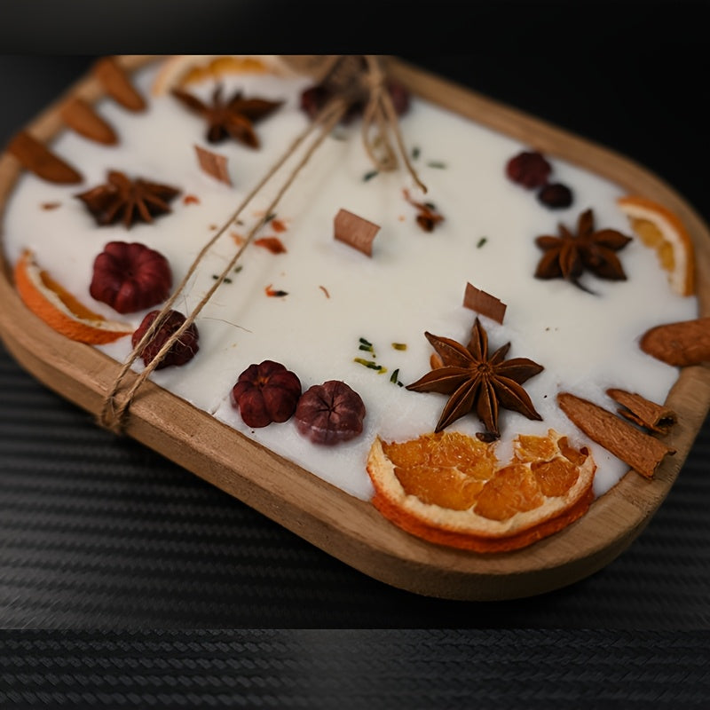 Elegant Soy Wax Candle In Boat Shaped Container Luxury