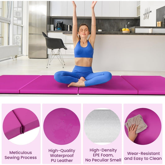 BalanceFrom Folding Exercise Mat For MMA Gyms And Home Use