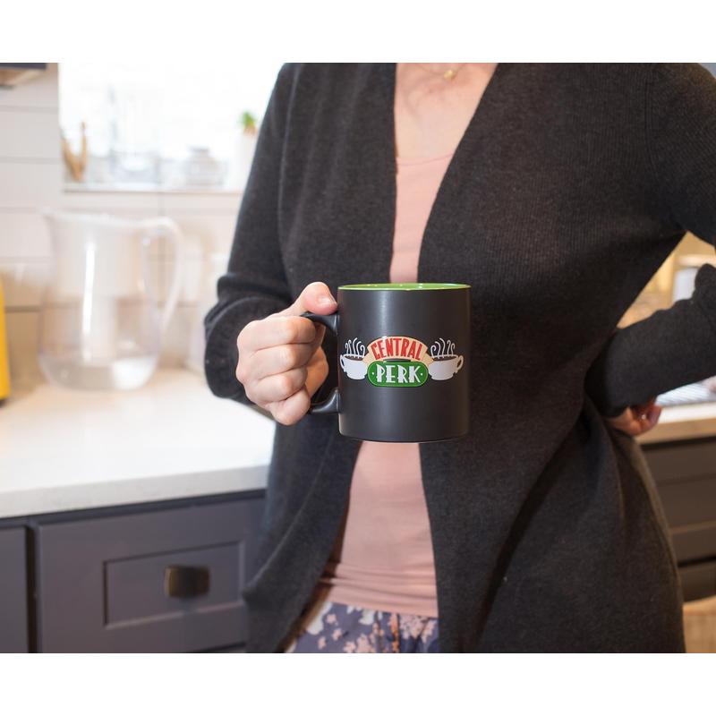 Silver Buffalo Friends Central Perk Doodle Logo Ceramic Mug