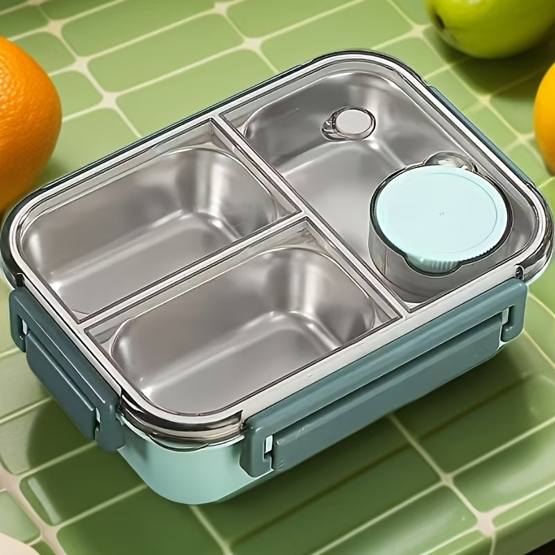 Leak-Proof 3-Layer Bento Box Set With Lid Tableware Microwave Safe - Revitalize Mind Body