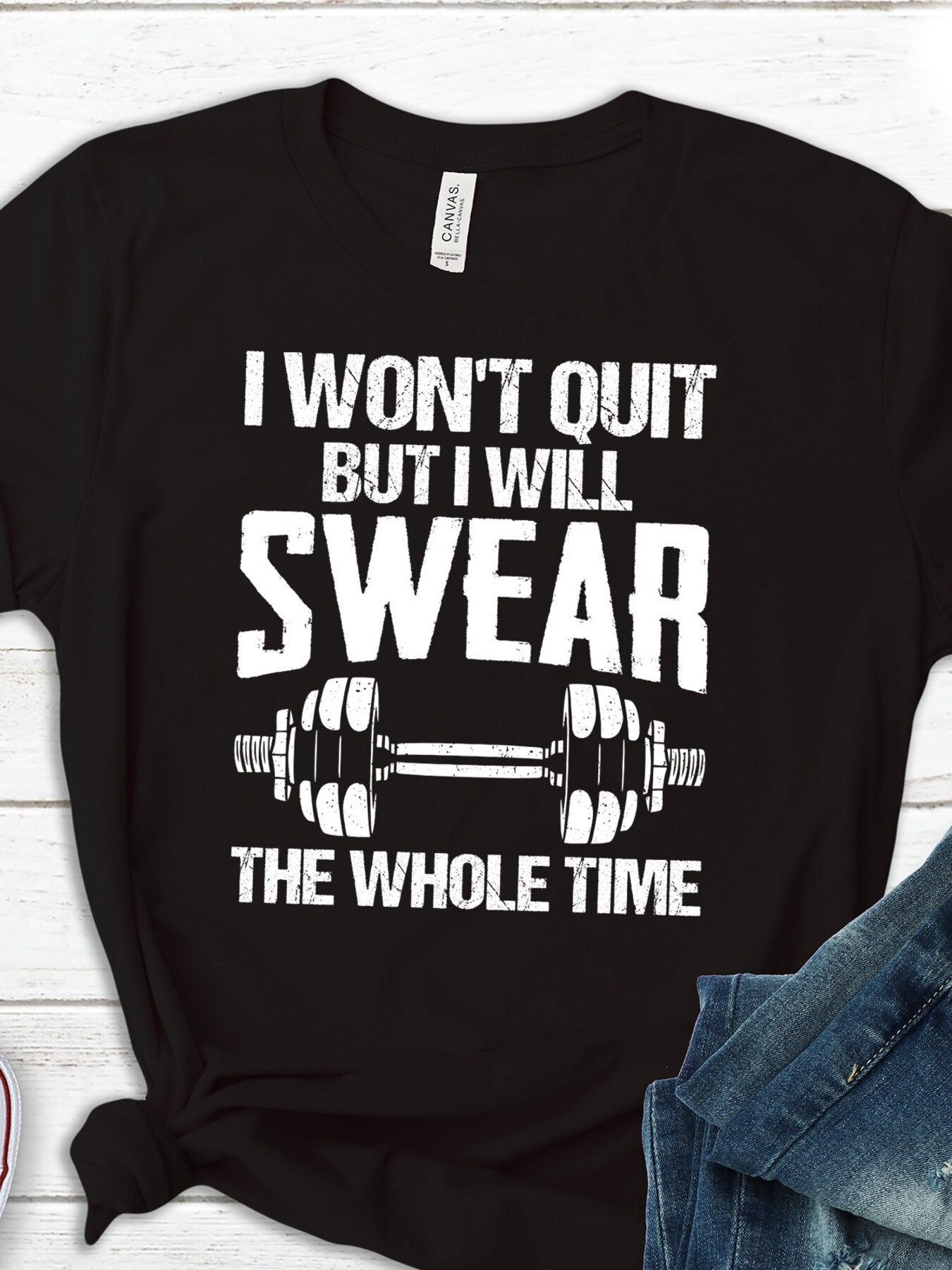 Gym Motivation T-Shirt Funny Deadlift Fitness Gift for Men
