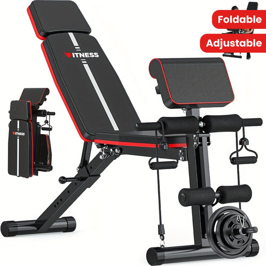 YAFITI Adjustable Weight Bench for Full Body Exercise
