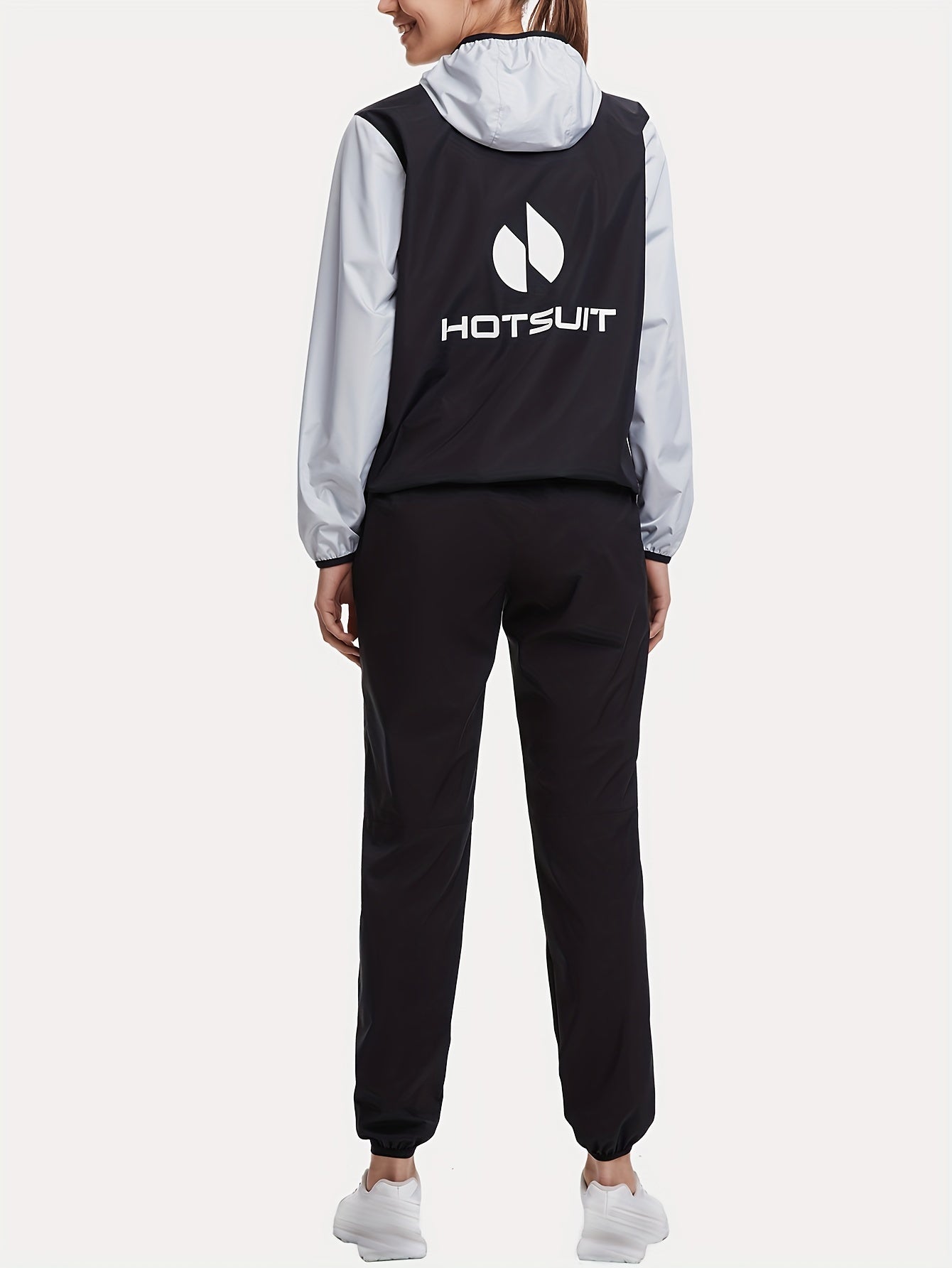 HOTSUIT Women's Sweat Sauna Suit With Hooded Jacket And Pants - Revitalize Mind Body