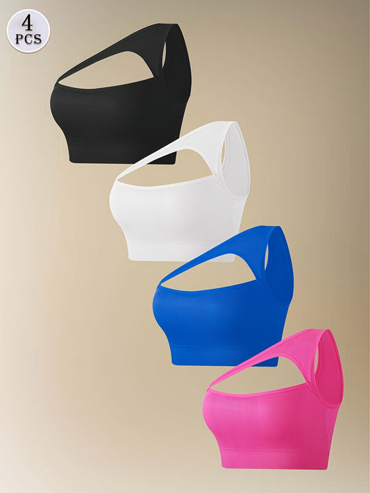 Women's Seamless Sports Bras by Unknown Brand 4 Pack