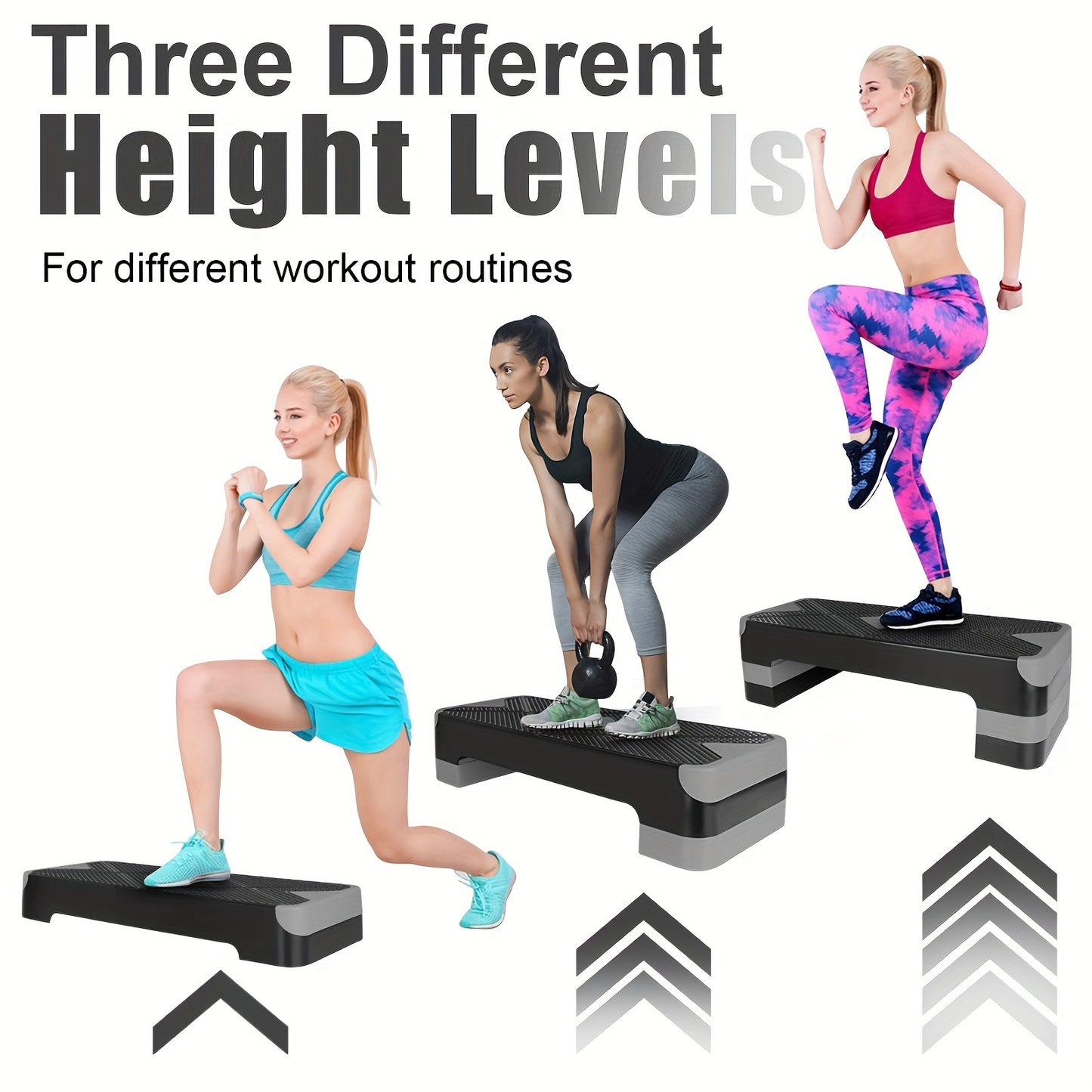 Adjustable Aerobic Stepper Platform for Home Workouts and Fitness Enthusiasts - Revitalize Mind Body