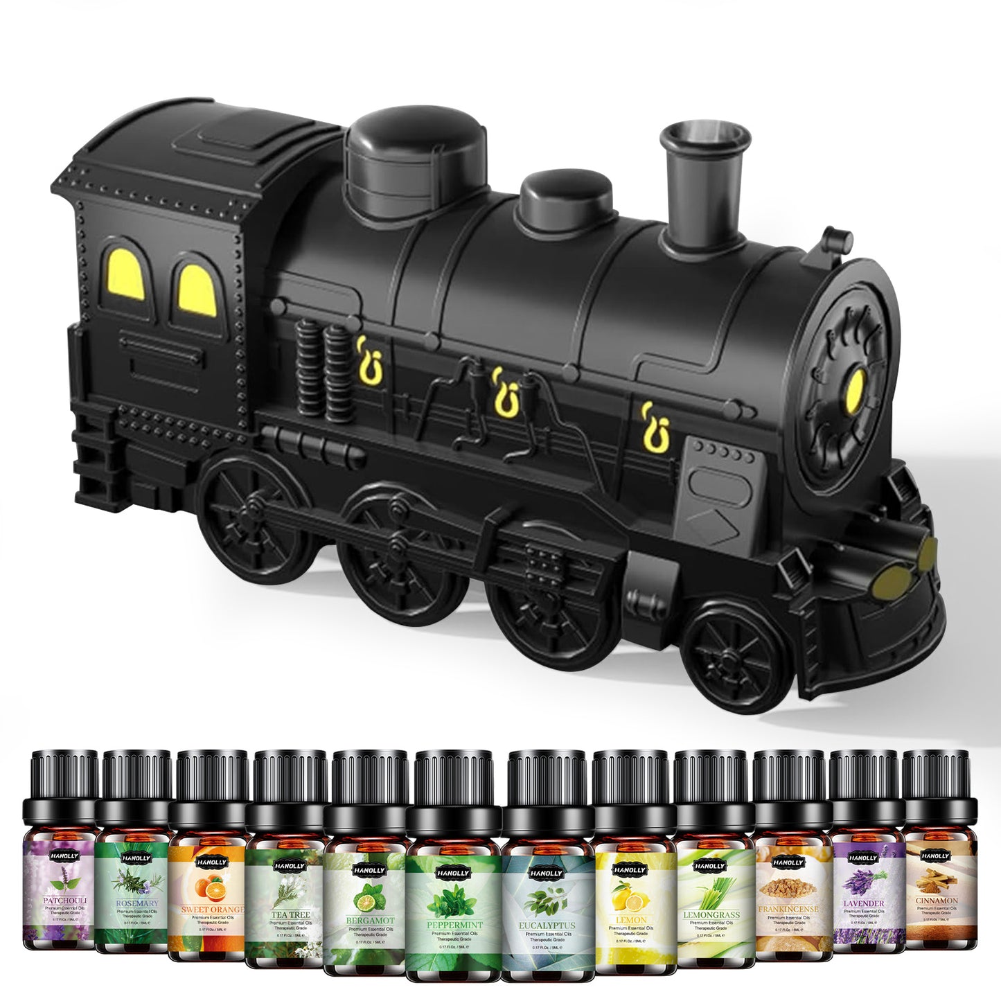 TOTATUIT Essential Oil Diffuser with Remote Control and Oils