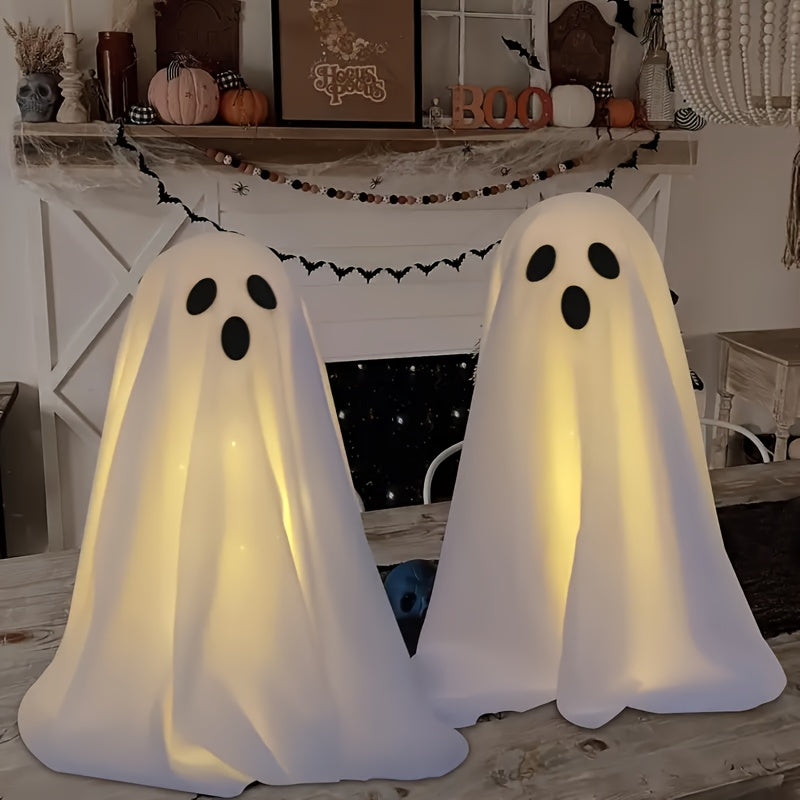 CYSKXYI Light Up Halloween Ghosts Decoration Set of 2