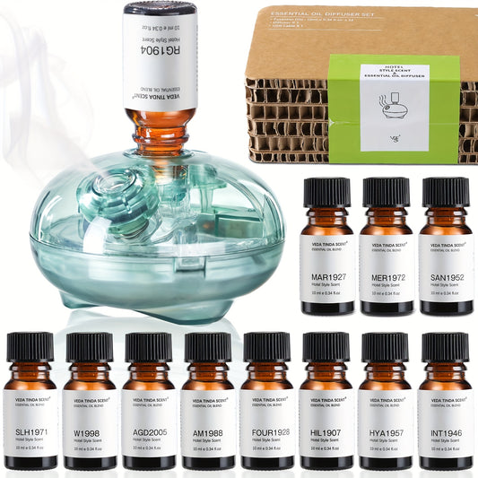 Veda Tinda Scent Aromatherapy Essential Oil Diffuser Set